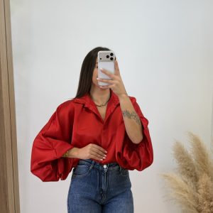 Alternative view of Camisa murciélago raso