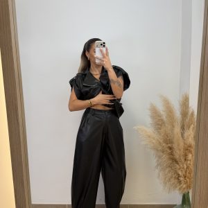 Chaleco polipiel - Negro - Imagen 8