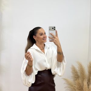 Falda pantalón polipiel - Burdeos - Imagen 6