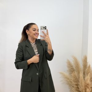 Blazer oversize I Verde militar - Imagen 2