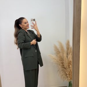 Blazer oversize I Verde militar - Imagen 3