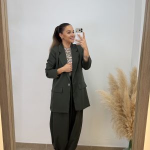Blazer oversize I Verde militar - Imagen 5