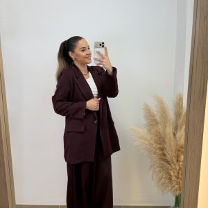 Blazer oversize I Burdeos - Imagen 4