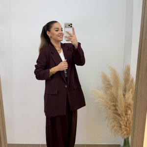 Blazer oversize I Burdeos - Imagen 2