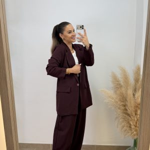 Blazer oversize I Burdeos - Imagen 3