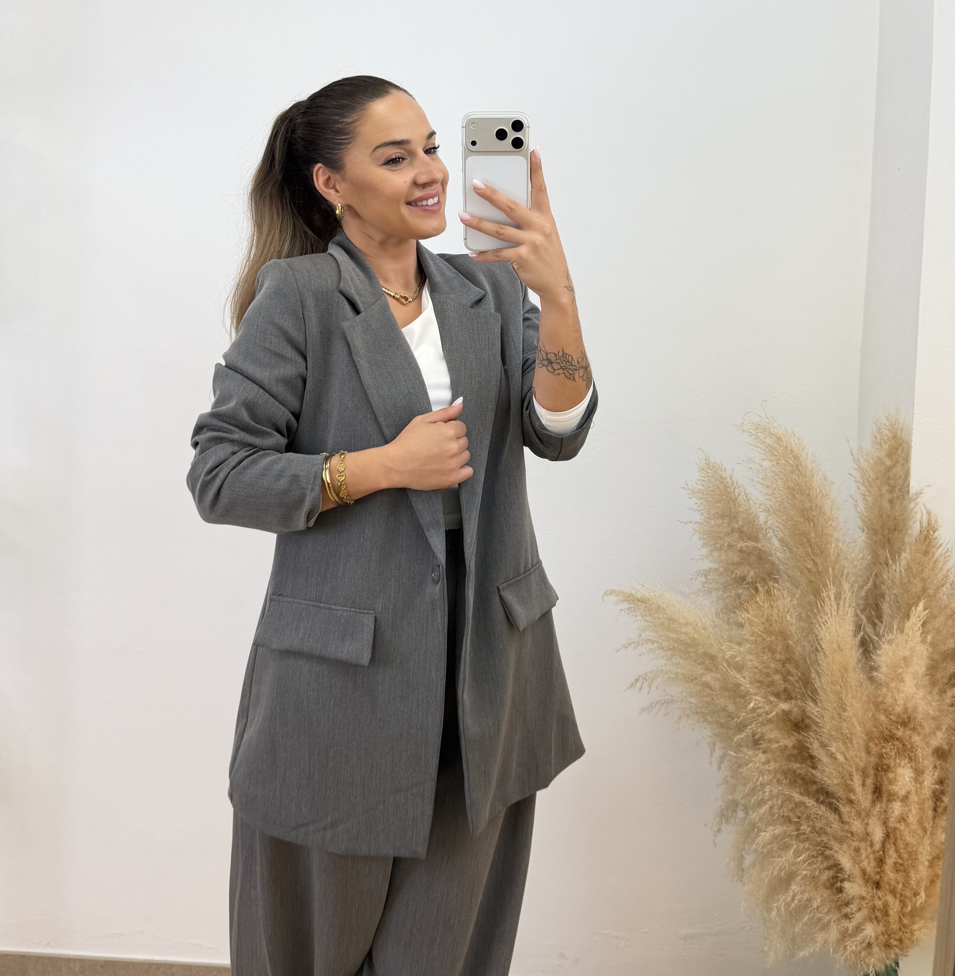 Blazer oversize I Gris